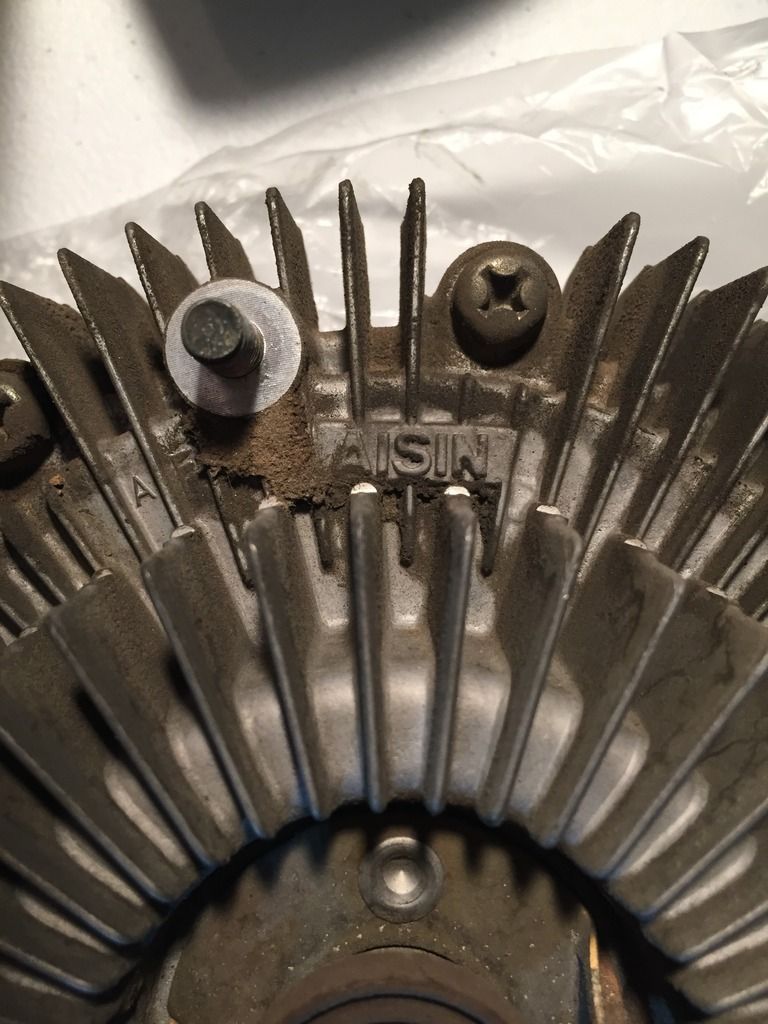 Need ideas, I rounded off one of the fan clutch nuts Toyota 4Runner